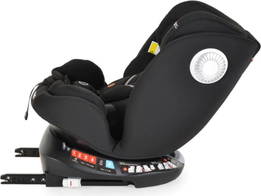 Ulëse veture Cangaroo Nitro 360* me isofix, e zezë 0-36 kg