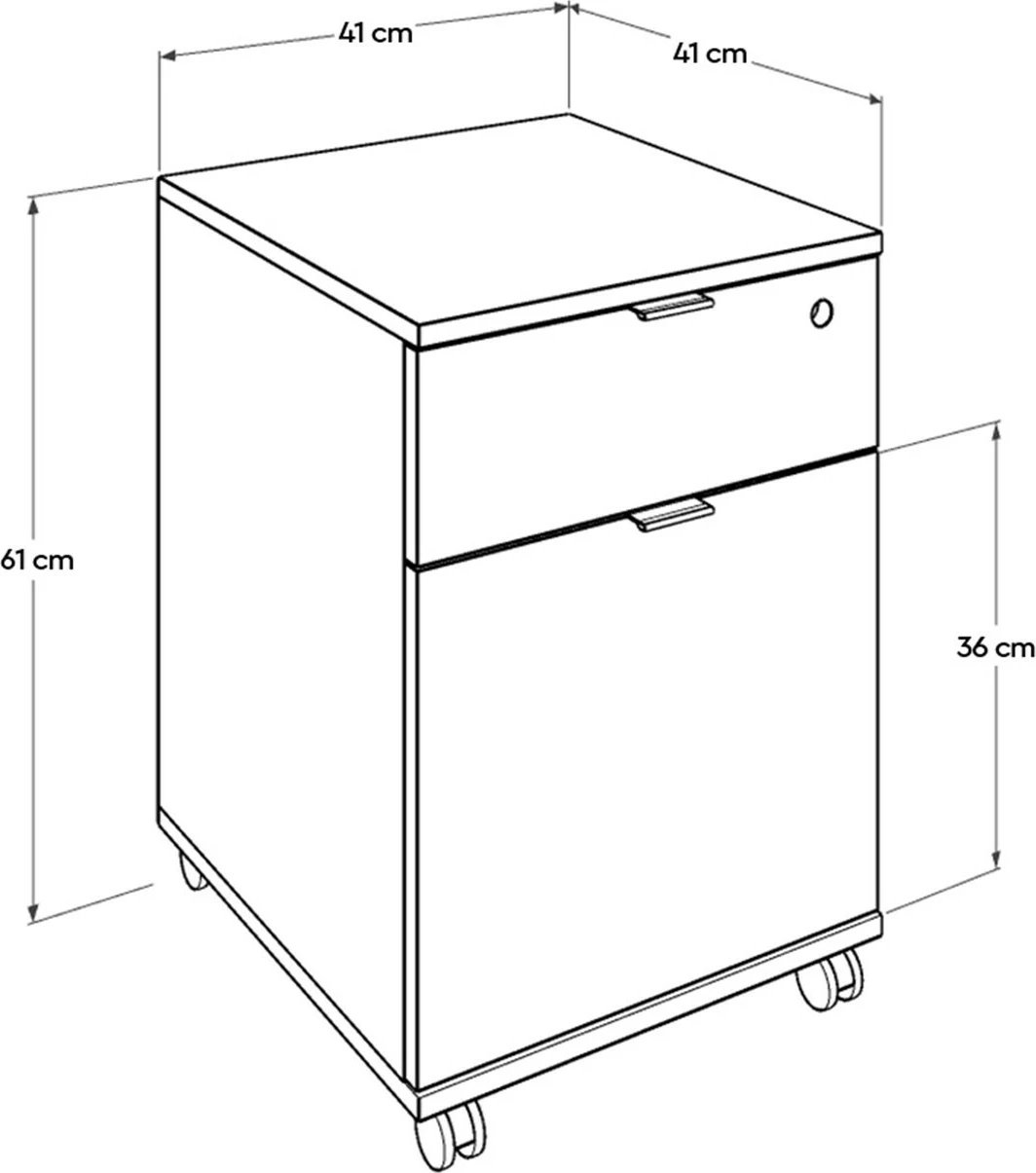 Dollap multifunksional Hanah Home, Rkm-311-Ss-1, ngjyrë sonomo