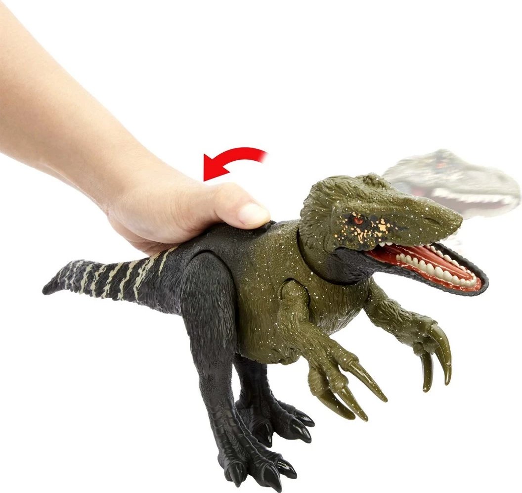 Lodër dinosaur Jurassic World WILD ROAR Orkoraptor, MATTEL, shumëngjyrëshe