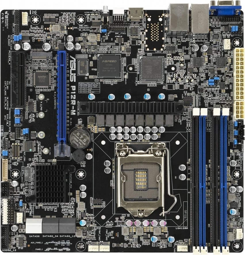 Pllakë amë ASUS P12R-M, Intel C252 LGA, 200 micro ATX
