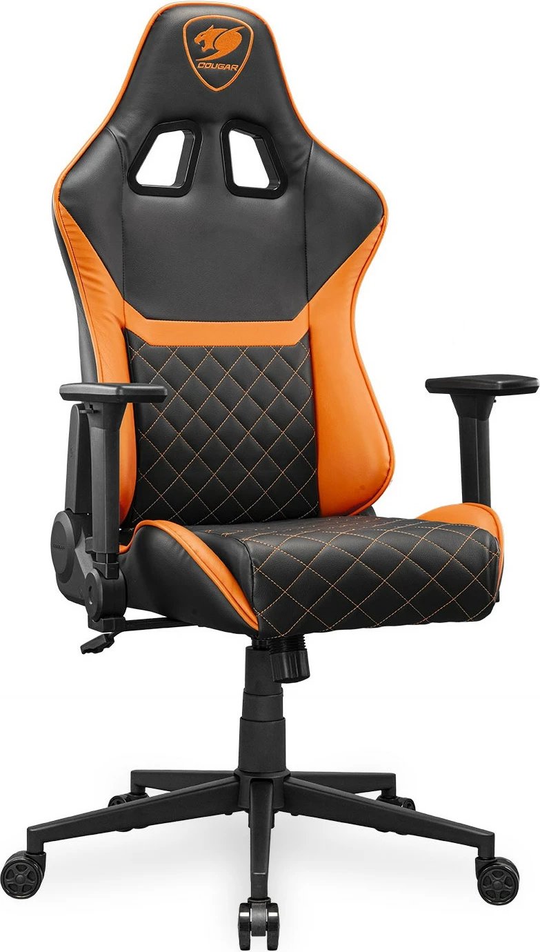 Karrige gaming Cougar Armor One V2, e zezë/portokalli