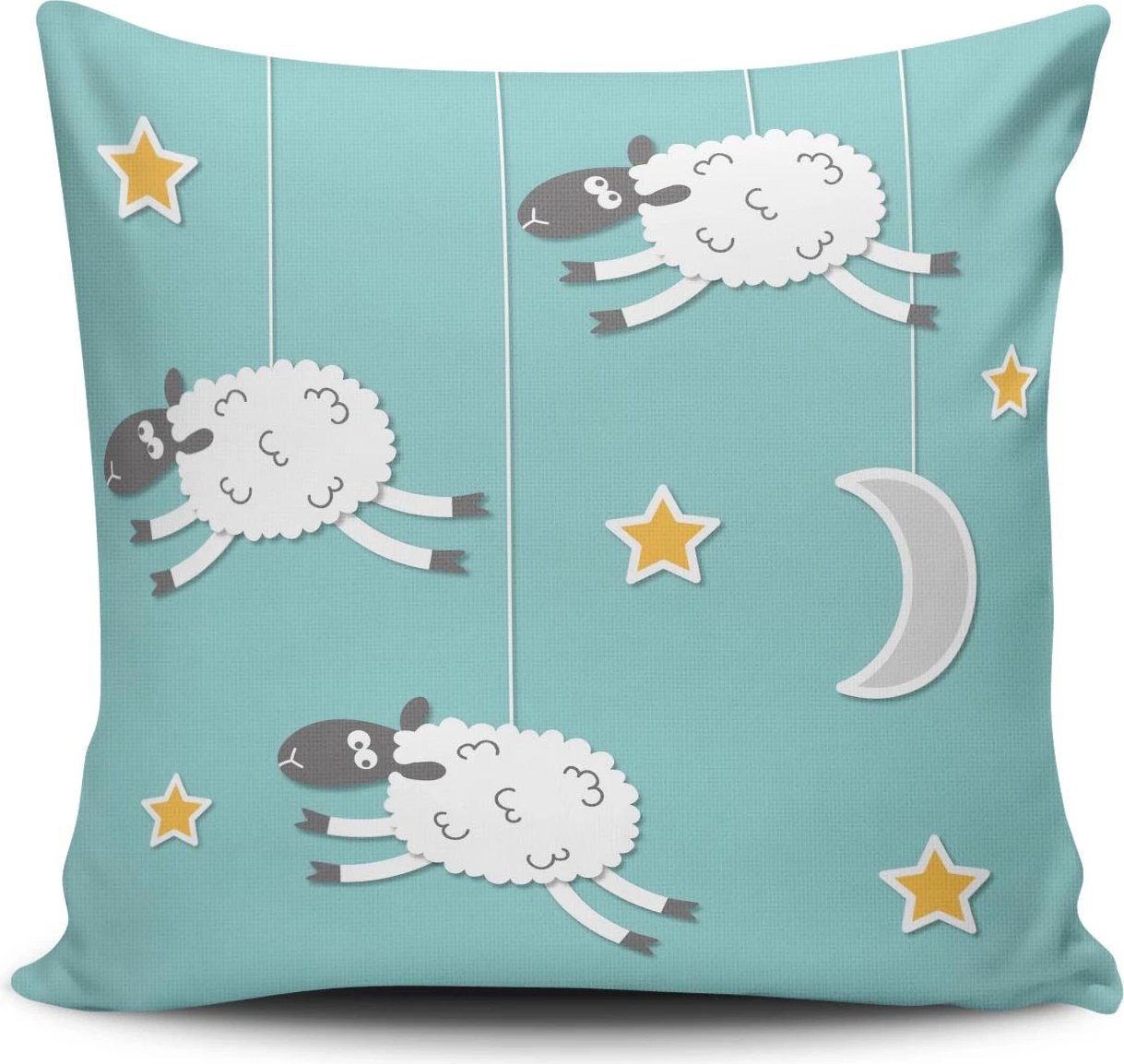 Jastëkë përmbulesë Aberto Design, NKLF-311, shumëngjyrëshe, 43x43cm