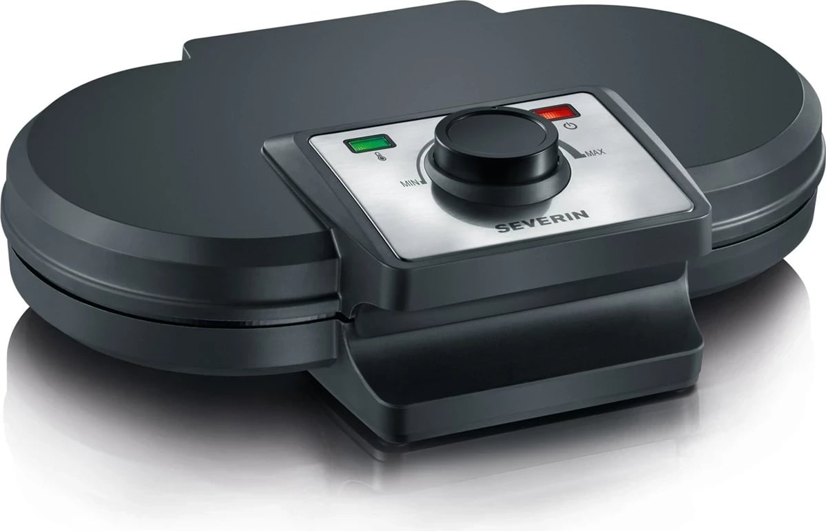 Aparat për waffle Severin WA 2106, 2 copa, 1200 W, e zezë