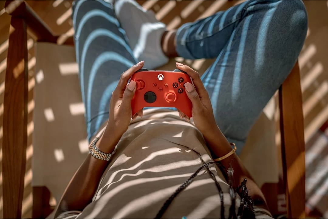 Gamepad Microsoft Xbox Wireless Controller QAU-00012, Bluetooth/USB, i kuq Gamepad Microsoft Xbox Wireless Controller QAU-00012, Bluetooth/USB, i kuq