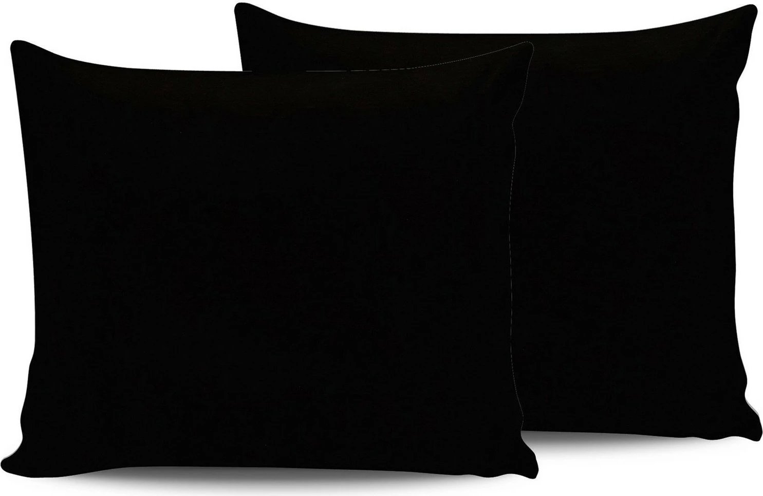 Set këllëfësh jastëku (2 copë), ngjyrë e zezë, L'Essentiel Linge de Maison