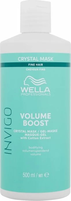 Maskë për flokë Wella Professionals Invigo Volume Boost për femra, 500ml