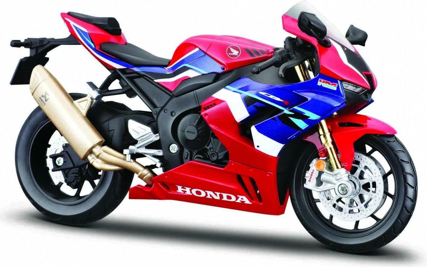 Model metalik motor Maisto Honda CBR 1000RR Fireblade 1:18, Kuqe/Blu/Zi