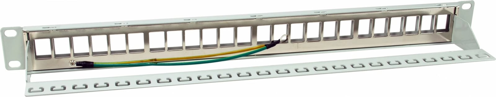 Panel Keystone EQUIP 769326, 24 porta, rack 1U, metal, gri