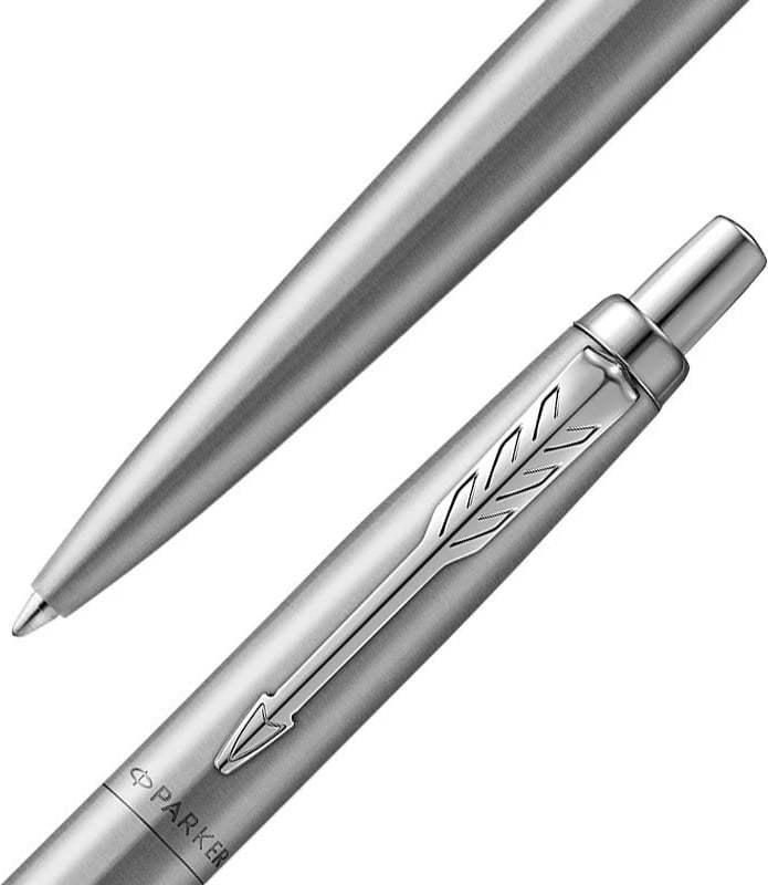 Stilograf PARKER Jotter XL, klips, i mbushshëm, ngjyrë argjendi, bojë blu