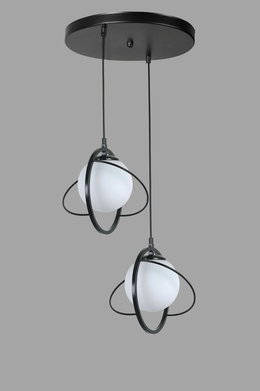 Llambadar Opviq, 8773-2, trup metalik, ngjyrë e zezë dhe e bardhë