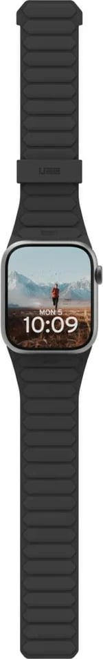 Rrip silikoni Urban Armor Gear Pathfinder për Apple Watch, i zi