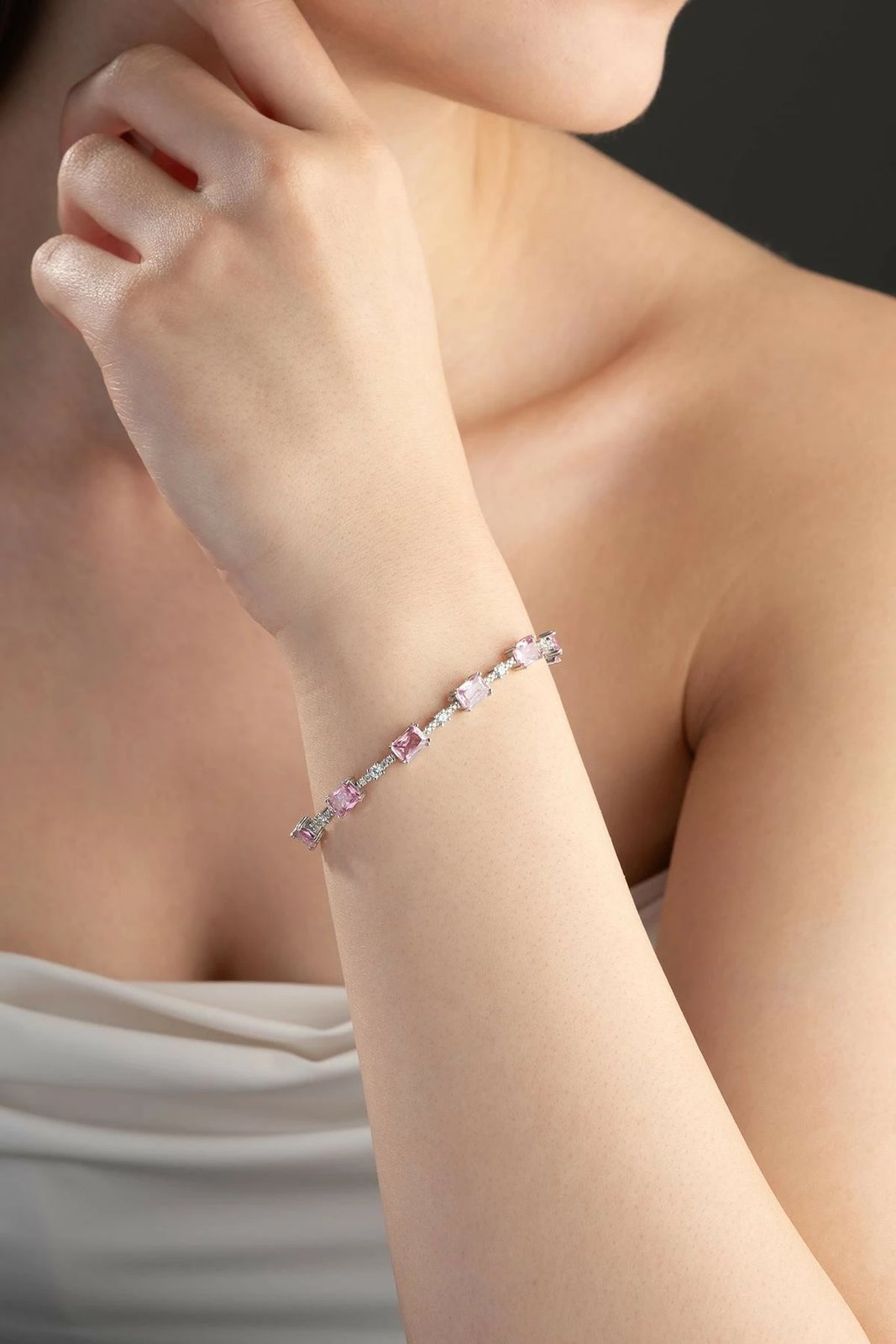 Byzylyk argjendi Jumeon, rozë dhe argjend, NRZ999693