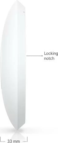 Access point UBIQUITI U7-Lite, WiFi 7, 2.5 GbE, i bardhë