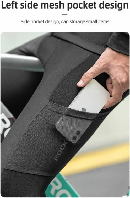 Pantallona çiklizmi Rockbros, të zeza