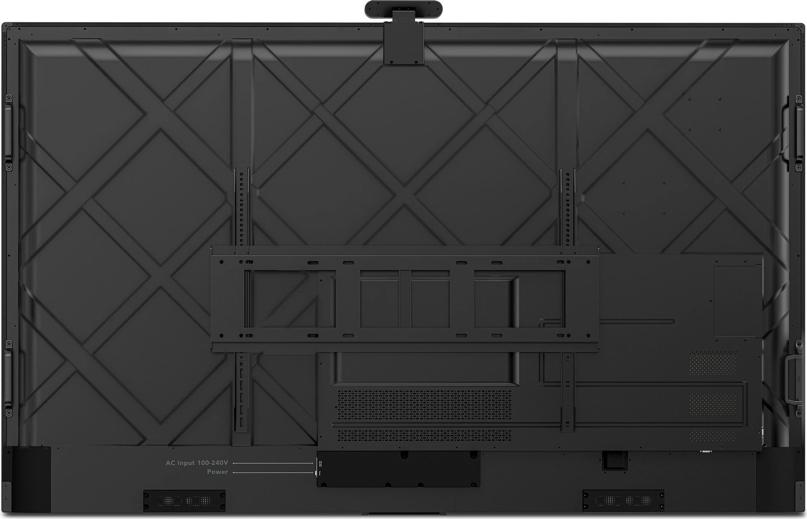 Ekran i madh Lenovo ThinkVision ILFD T86, 86 inç, UHD, HDMI/VGA/USB-C/Ethernet, zi