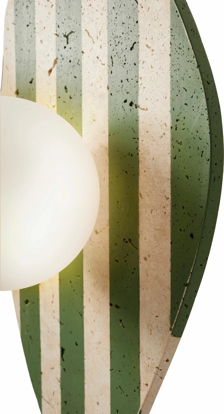 Llambë muri Opviq, ngjyrë bezhë, e bardhë, e gjelbër, TRAVERTINE BODY