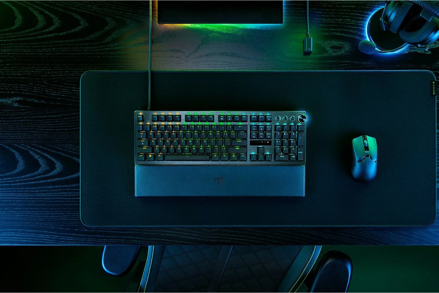 Tastierë gaming Razer Huntsman V3 Pro, RGB, Full-size, QWERTZ, e zezë
