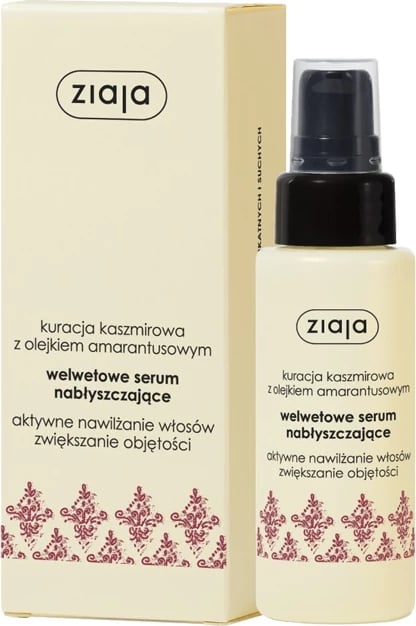 Serum për flokë Ziaja Kashmir Brightening and Nourishing me Vaj Amaranthi për femra, 50ml