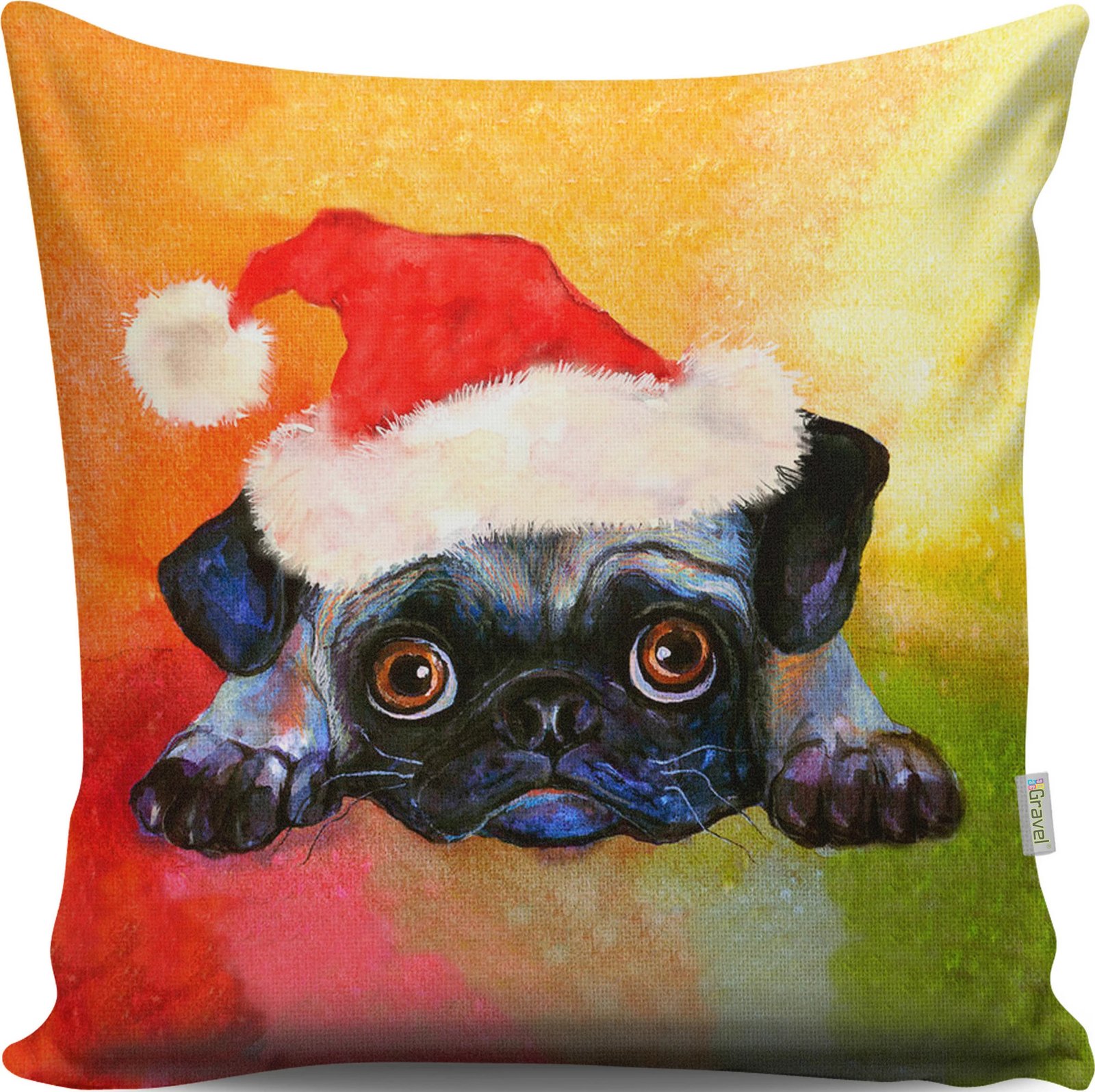 Jastëk dekorativ, shumëngjyrësh, Evila Originals, A13041, 43x43cm