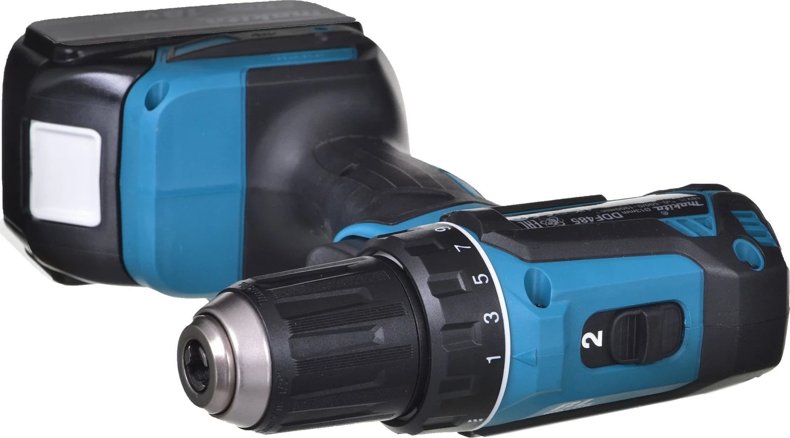 Makine vidash/shpimi pa kabllo MAKITA DDF485RF3J, 3x 18V 3Ah, e zezë