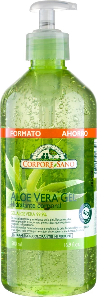 Xhel trupi unisex Corpore Sano Aloe Vera Gel Familiar Bio 500ml