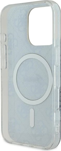 Mbështjellës Guess IML 4G MagSafe për iPhone 16 Pro Max, Blu