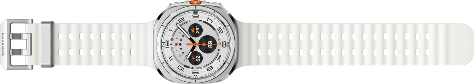 Smartwatch Samsung Galaxy Watch Ultra, 3.81 cm, AMOLED, Wi-Fi, GPS, e bardhë