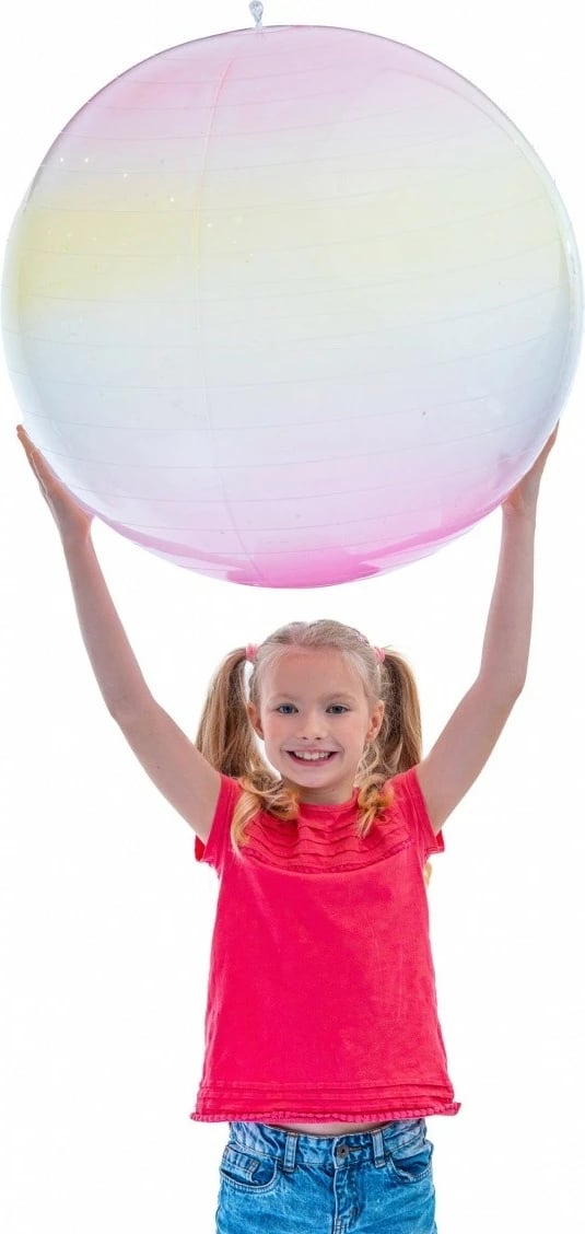Top lodër Epee Mega Bubble Geometric Cosmic 1, plastik, 80 cm, vjollcë