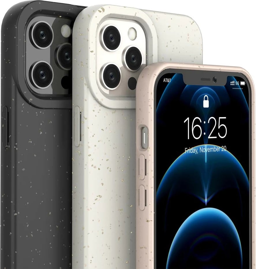 Mbështjellës Hurtel Eco Case për iPhone 12 Pro, silikon, mint
