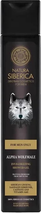 Xhel dushi për meshkuj Natura Siberica Alpha Wolfmale 250ml