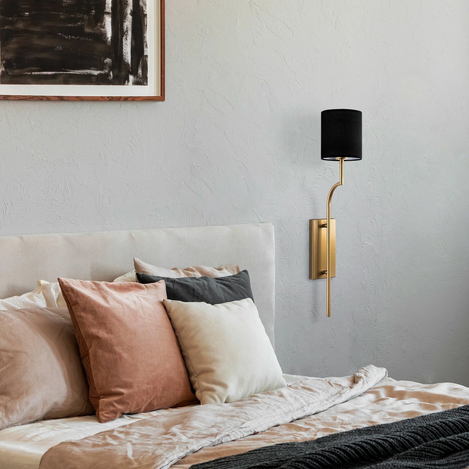 Llambë muri Opviq, Lumora - 15336, ngjyrë ari dhe e zezë