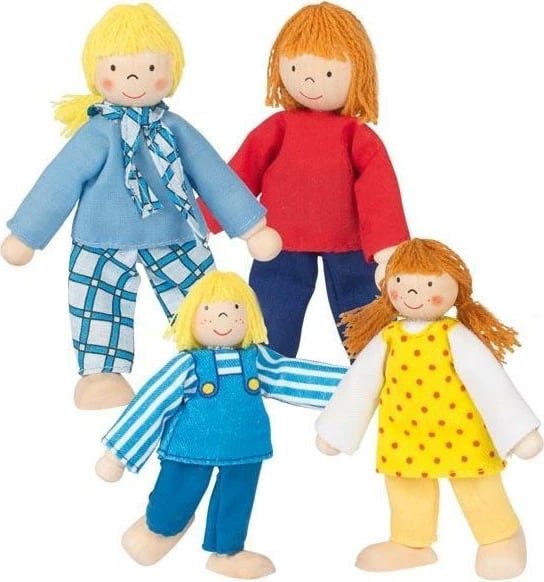 Set kukullash GOKI Young Family me 4 kukulla