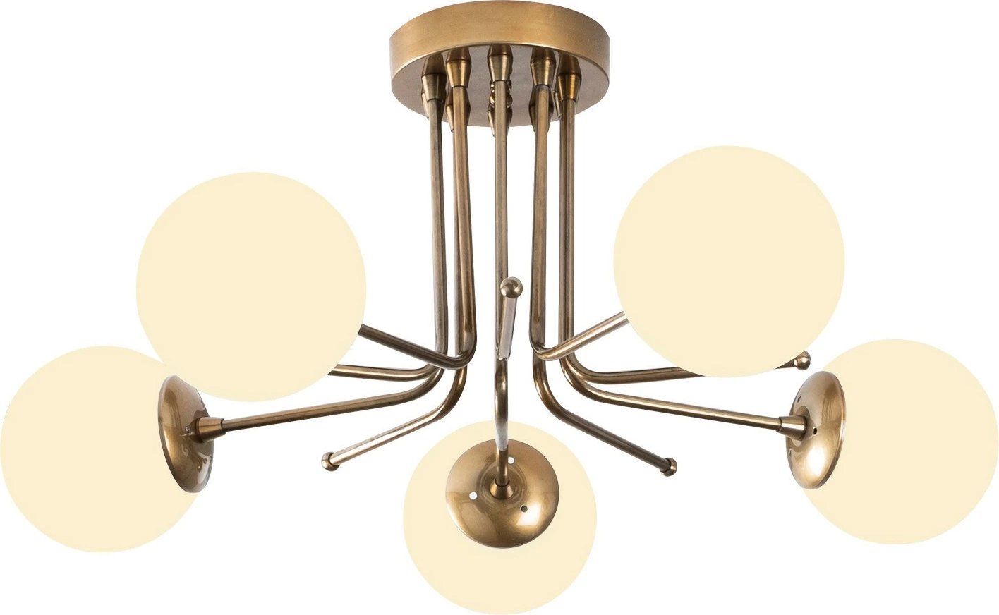 Llambadar Opviq, Daisy - 146-AV2, ngjyrë ari dhe e bardhë