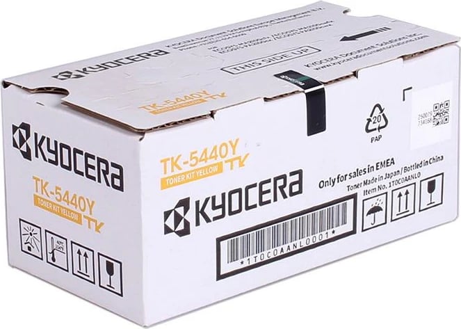 Toner, Kyocera, TK-5440Y, rendiment 2,400–4,400 faqe, verdhë