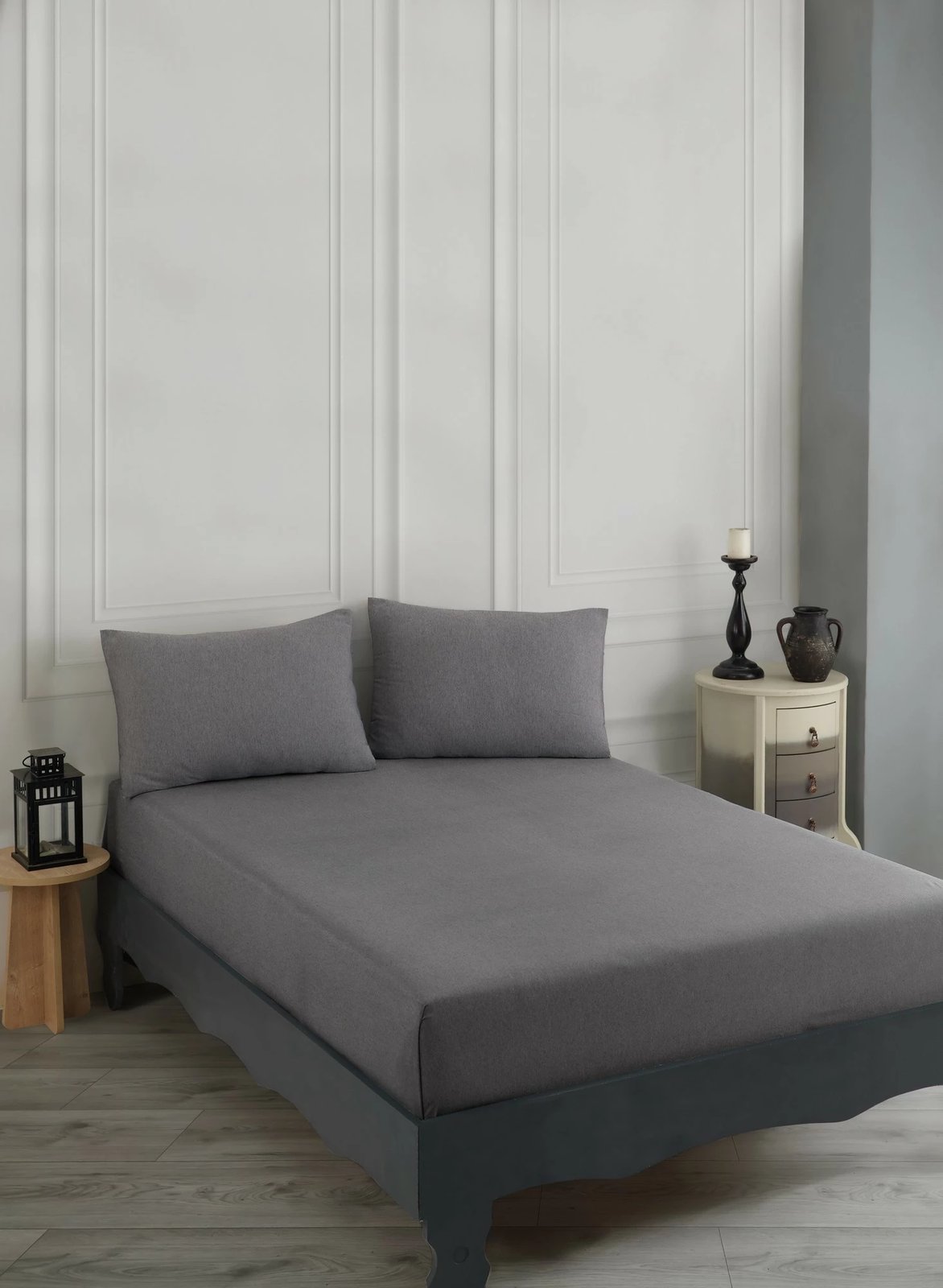 Set çarçafësh për një person, ngjyrë e zezë, L'essentiel, Road Potlu