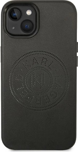 Mbështjellës Karl Lagerfeld KLHCP14MFWHK për iPhone 14 Plus 6.7", lëkurë ekologjike, i zi