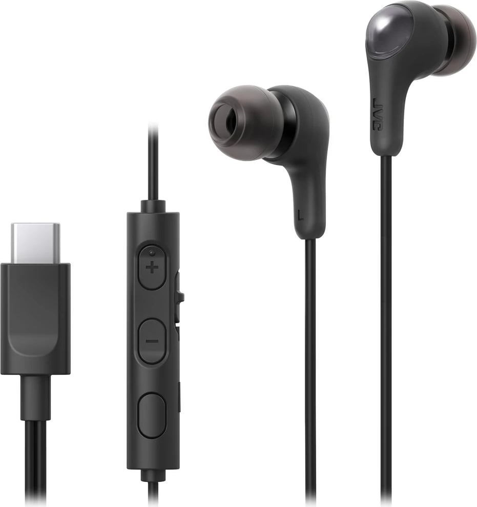 Kufje JVC HA-FR9UCBU in-ear me mikrofon, USB Type-C, e zezë