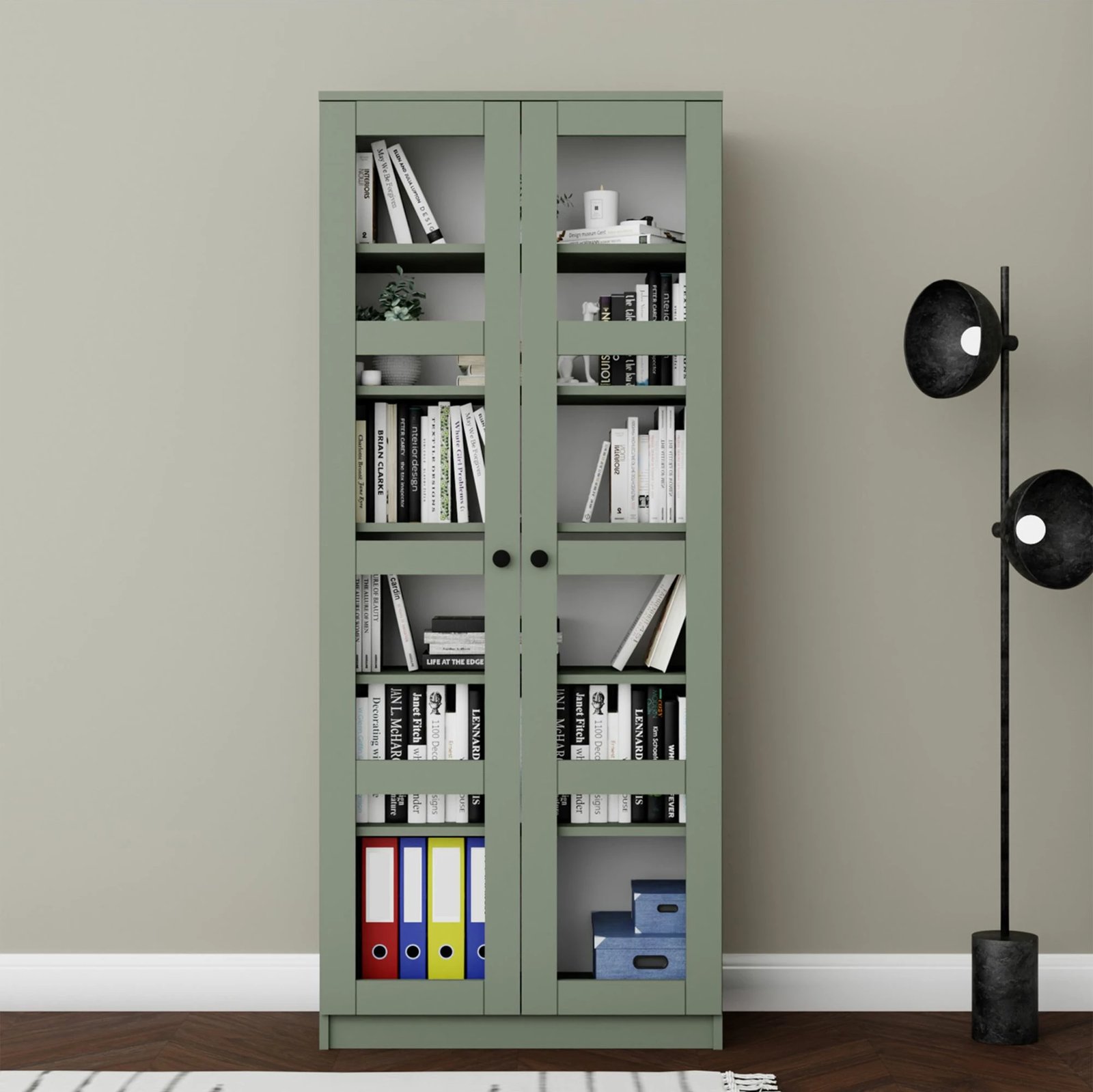 Dollap multifunksional, ngjyrë e gjelbër, Skye Decor Lucas Glass 1600-76