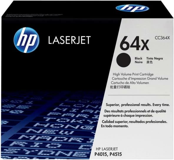 Toner HP 64X CC364X rendiment i lartë 24,000 faqe, e zezë