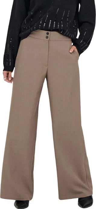 pantallona Jacqueline De Yong femra, kafe