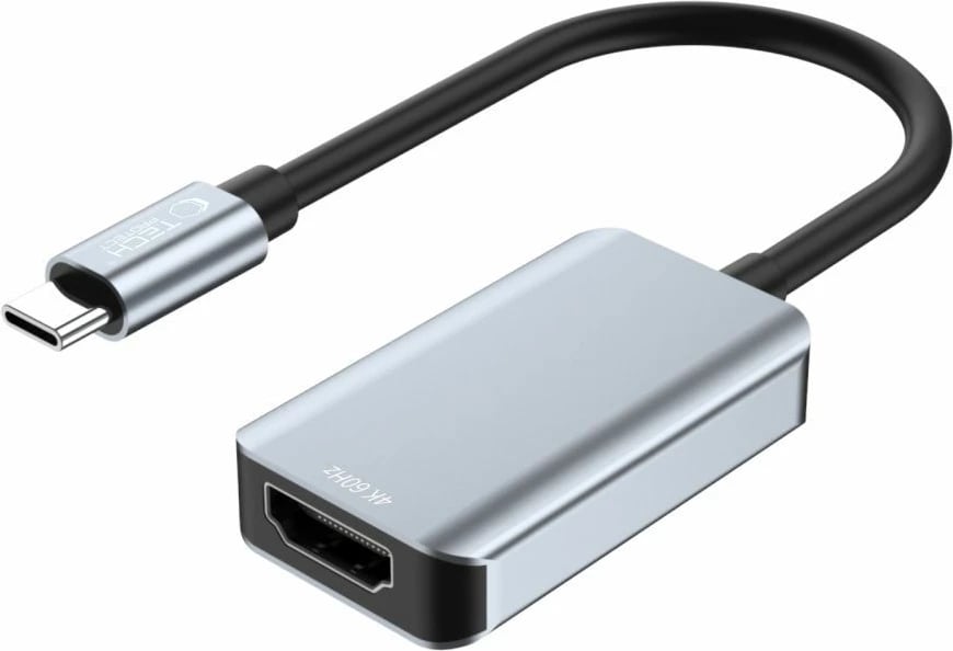 Adapter Tech-Protect UltraBoost USB-C në HDMI 4K 60Hz, i zi