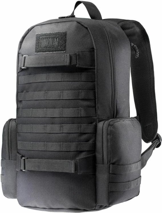 Çantë shpine Magnum për meshkuj, e zezë