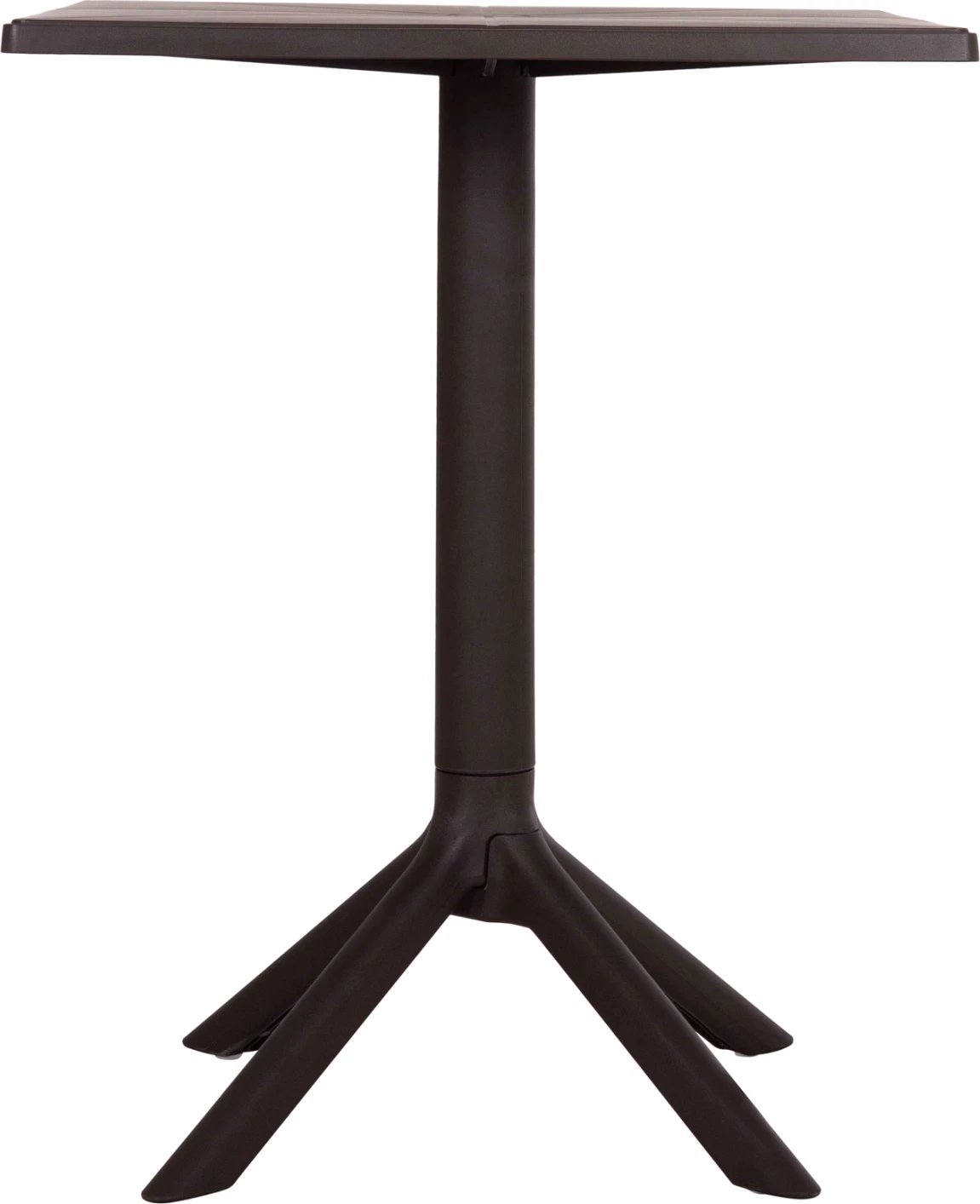 Tavolinë katrore polipropileni për jashtë, ngjyrë kafe, TERRIN FH6125.13, 60x60x75cm