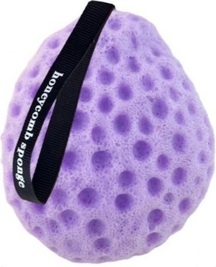 Sfongjer për trup për femra Ecarla Honeycomb, e purpurt, 1 copë