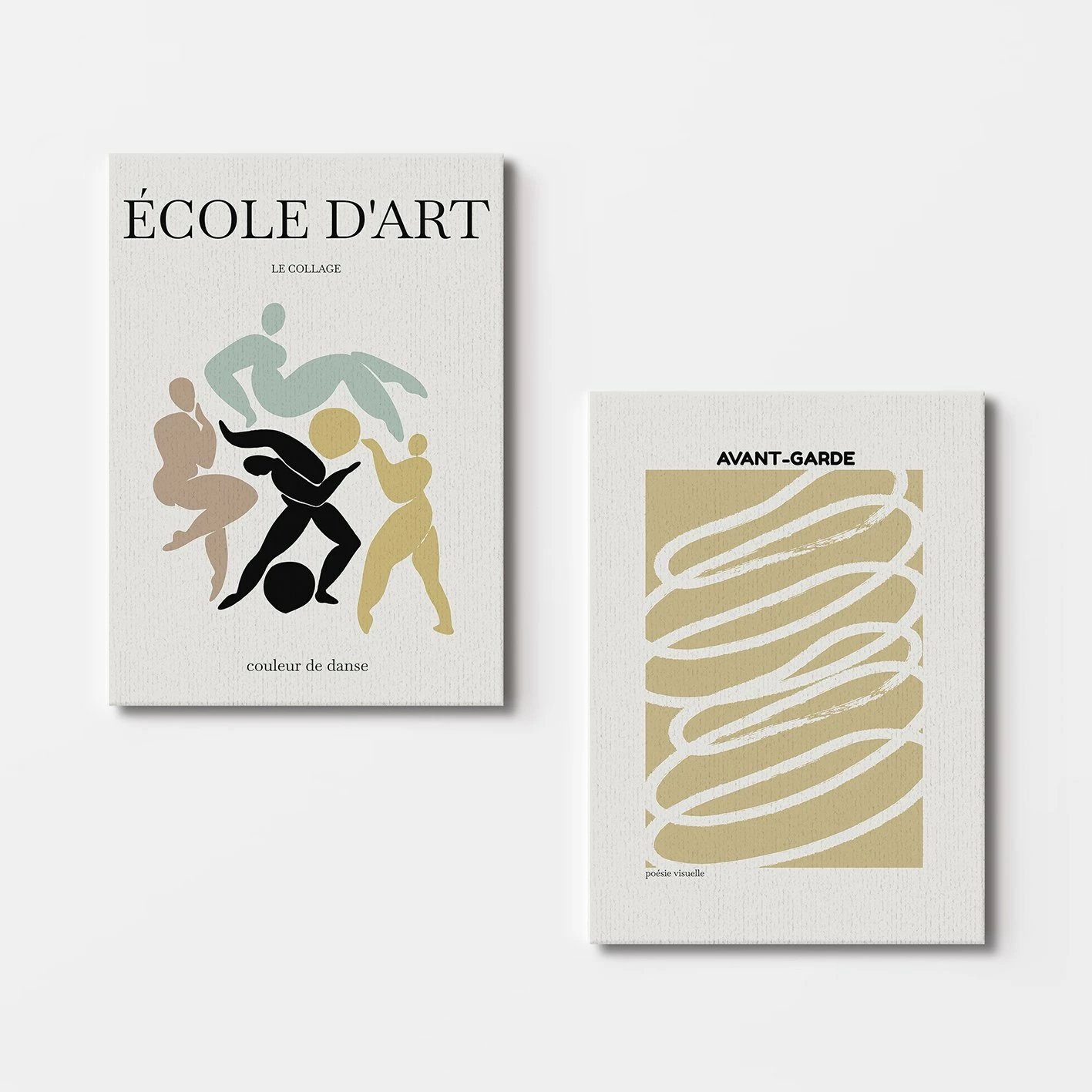 Pikturë dekorative në kanavacë (2 copë), Wallity, 2KNV4360, 50x70 cm