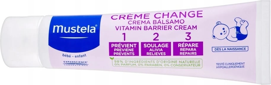 Krem për pelena Mustela Vitamin Barrier Cream 123, 50ml