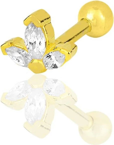 Piercing argjendi, ngjyrë ari, Jumeon, SGTL12194