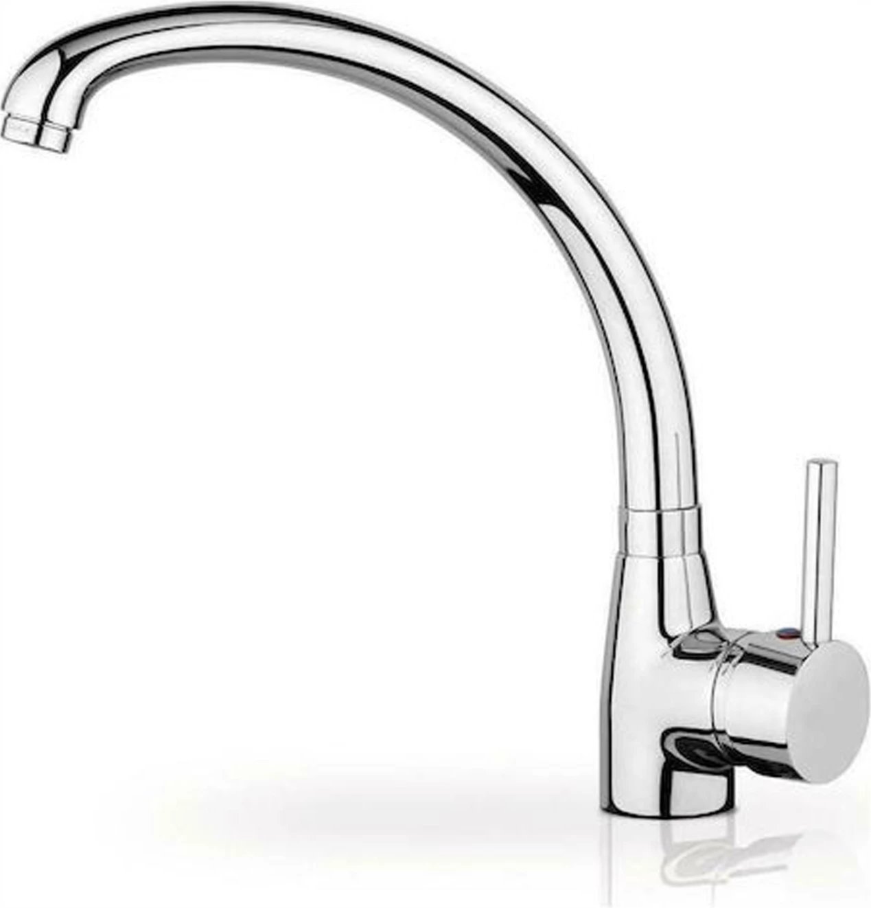 Rubinet i lartë për banak kuzhine, krom, Pyramis Maidtec Melodia 090904301, ΗΜ4871