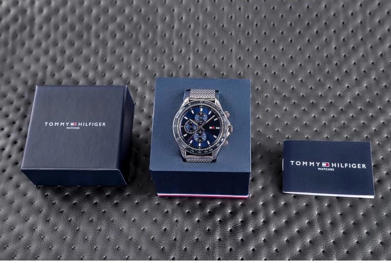 Orë dore për meshkuj Tommy Hilfiger, argjend