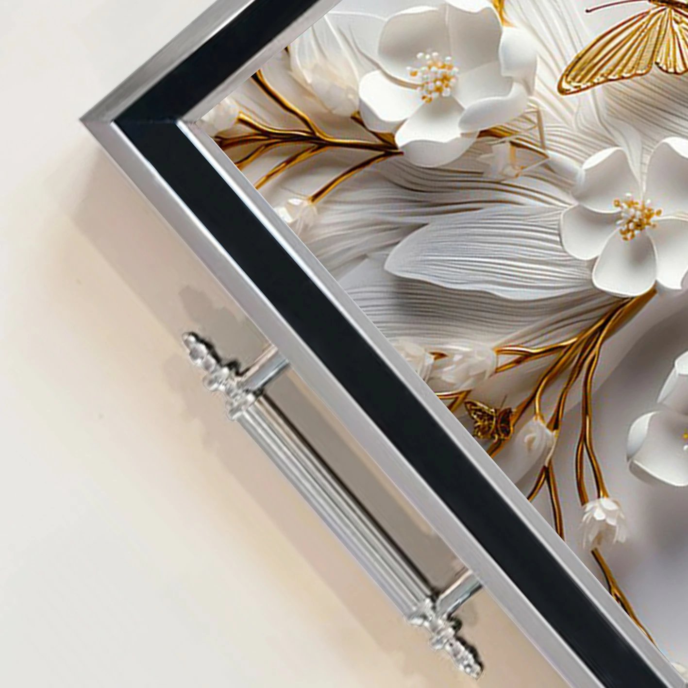 Tabaka dekorative prej qelqi, Aberto Design, TPG9810, shumëngjyrëshe Tabaka dekorative prej qelqi, Aberto Design, TPG9810, shumëngjyrëshe